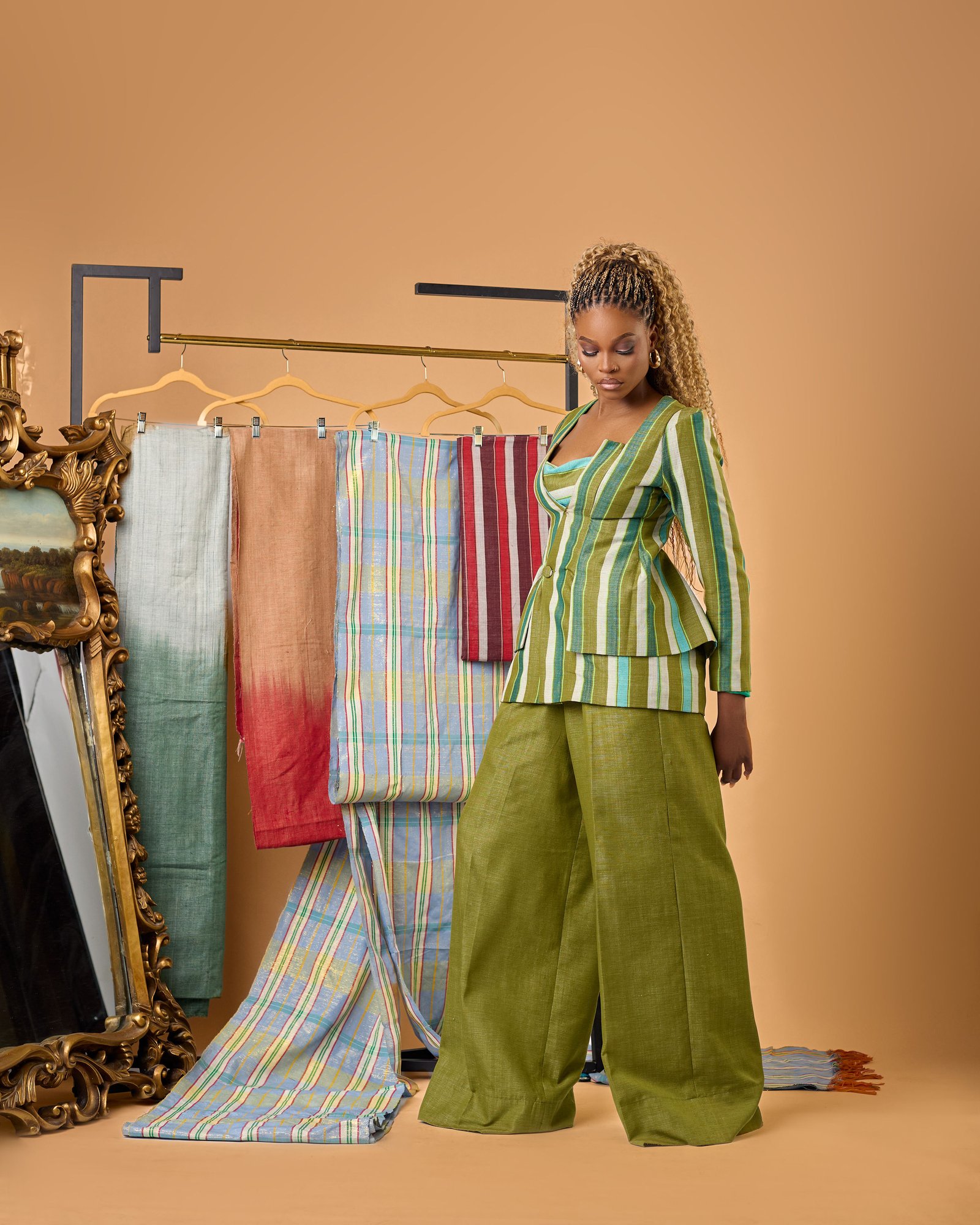 Rahila: Sculptural Hand-Loomed Ensemble