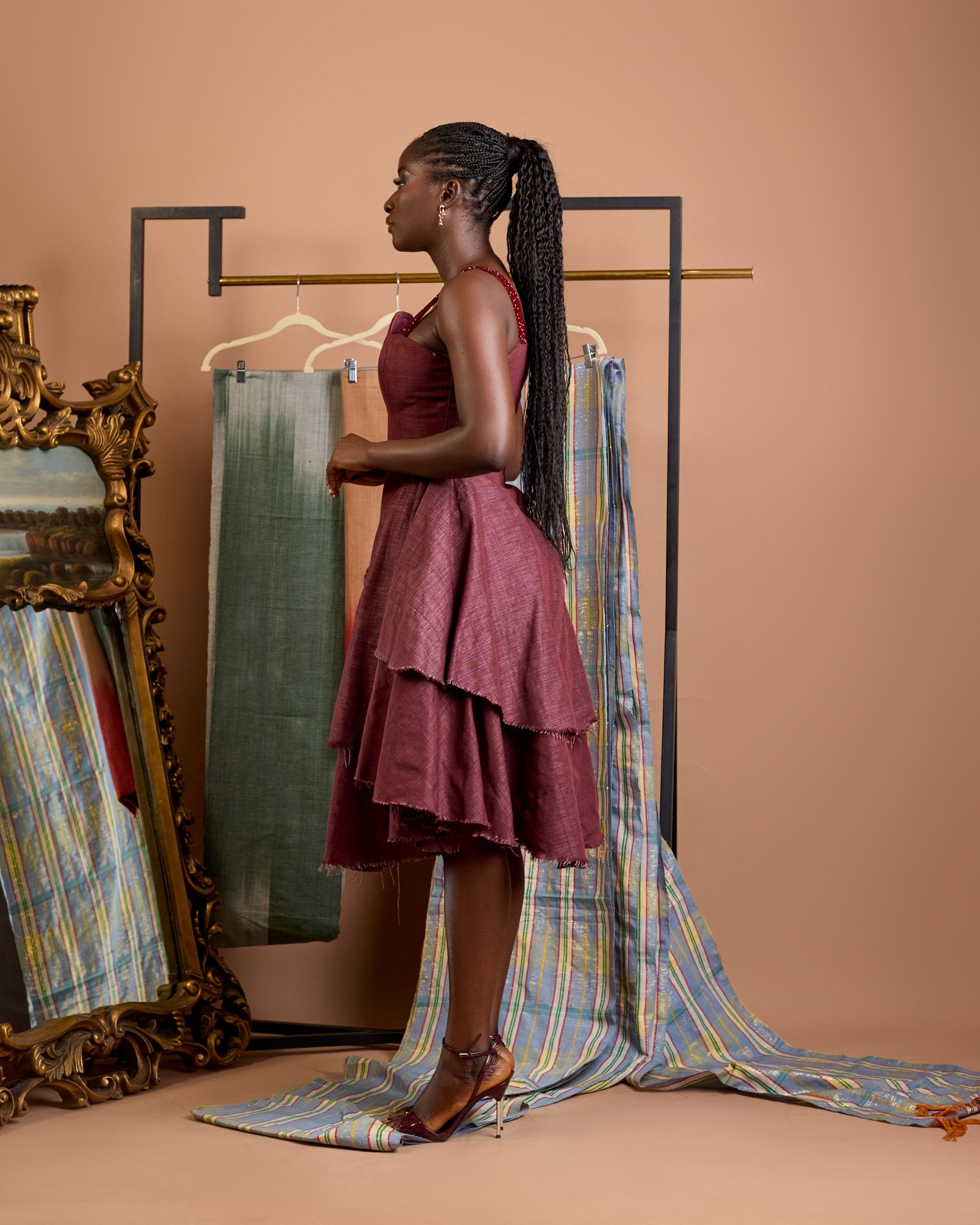 Firdaus Architectural Two-Step Tsaki Gown